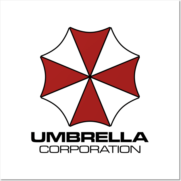 Umbrella Corporation (Light Shirt Design) Wall Art by THRILLHO